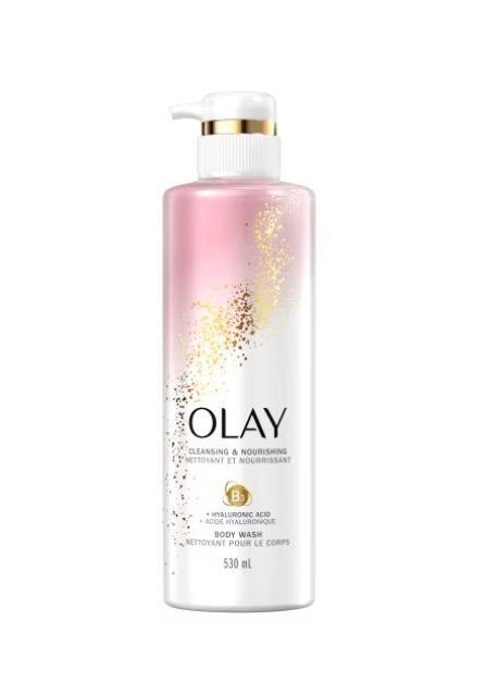 Olay Cleansing & Nourishing Body Wash with Hyaluronic Acid and Vitamin B3